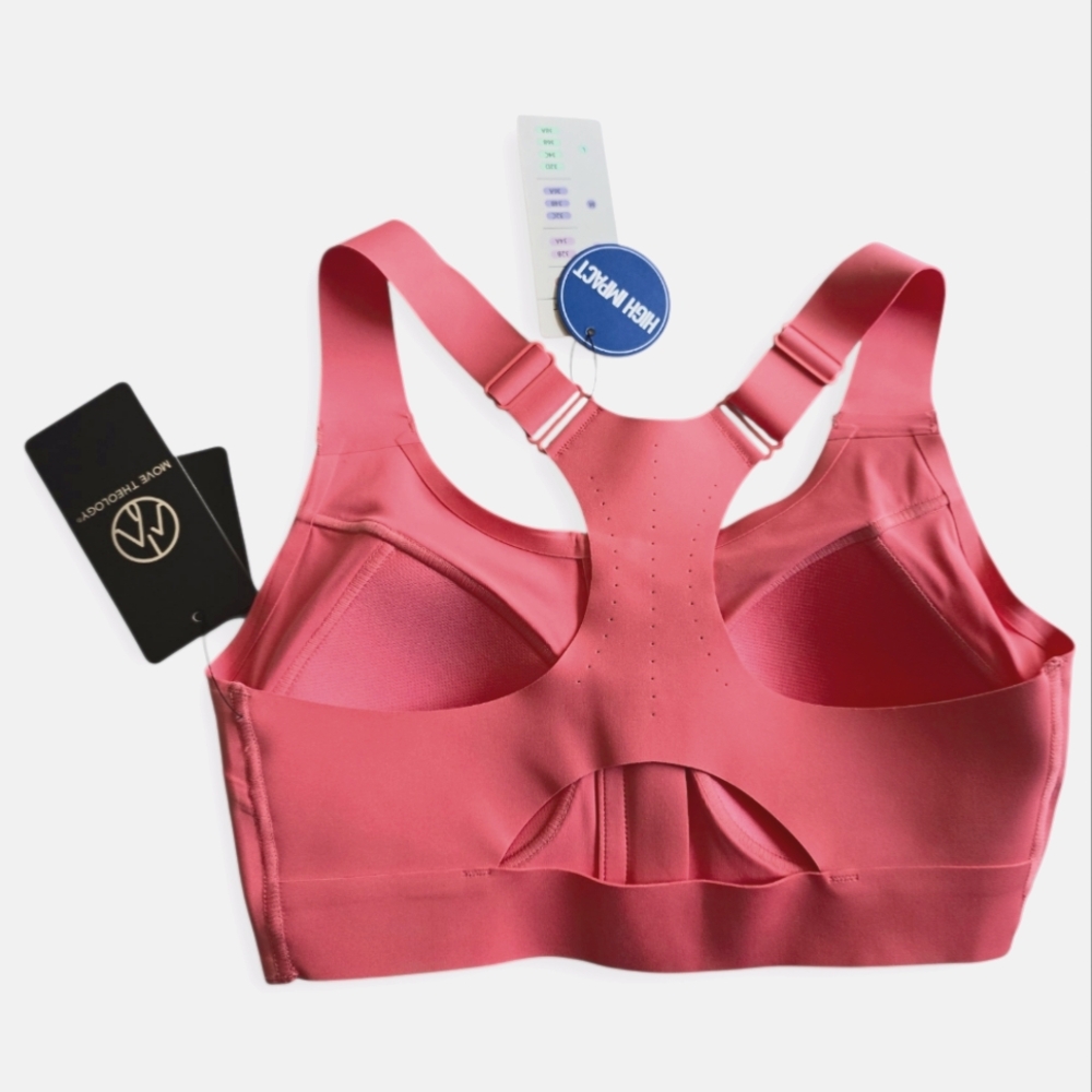Move Theology‎ Sports Bra With Zipper Front Size M - Picture 2 of 6